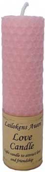 4 1/4" Love candle (image for) 4 1/4" Love candle