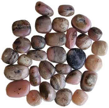 1 lb Opal, Pink tumbled stones (image for) 1 lb Opal, Pink tumbled stones