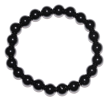 8mm Black Obsidian bracelet (image for) 8mm Black Obsidian bracelet