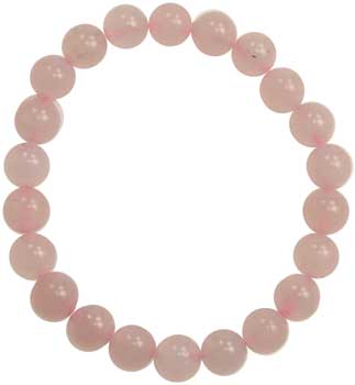 8mm Rose Quartz bracelet (image for) 8mm Rose Quartz bracelet