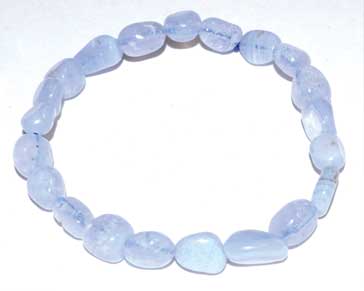 Agate, Blue Lace Nugget bracelet (image for) Agate, Blue Lace Nugget bracelet