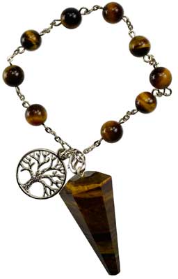 Tiger's Eye pendulum bracelet (image for) Tiger's Eye pendulum bracelet