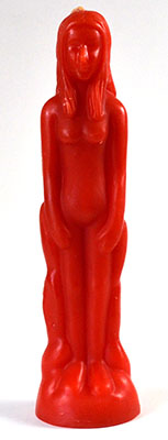 (image for) 8" Red Female candle