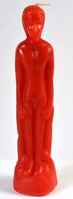 (image for) 8" Red Male candle