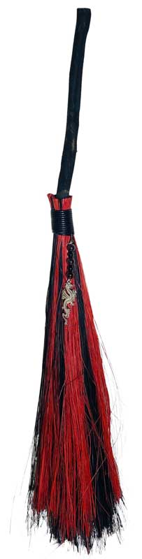 21+" Dragon Black & Red broom (image for) 21+" Dragon Black & Red broom