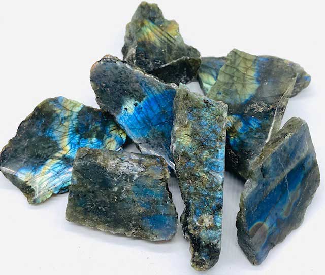 1 lb Labrodorite polished 1 side (image for) 1 lb Labrodorite polished 1 side