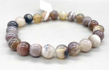 8mm Agate, Botswana bracelet (image for) 8mm Agate, Botswana bracelet