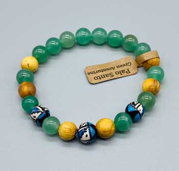 8mm Palo Santo Green Aventurine bracelet (image for) 8mm Palo Santo Green Aventurine bracelet