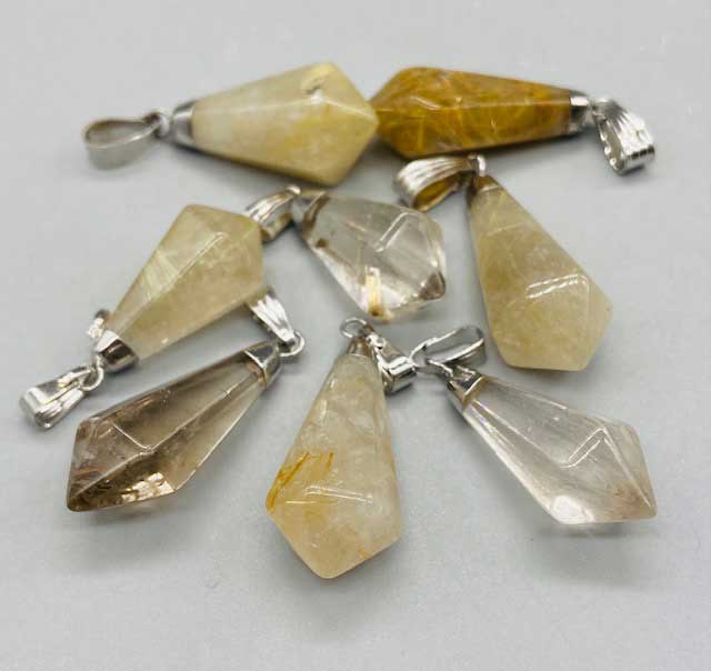 Rutilated Quartz pendant (image for) Rutilated Quartz pendant