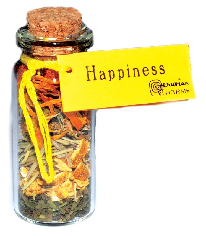 Happiness pocket spellbottle (image for) Happiness pocket spellbottle